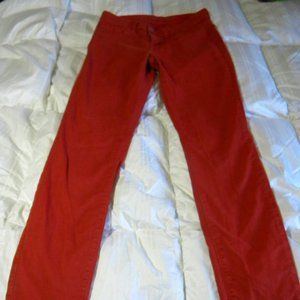 J Brand Skinny leg Blood Orange color